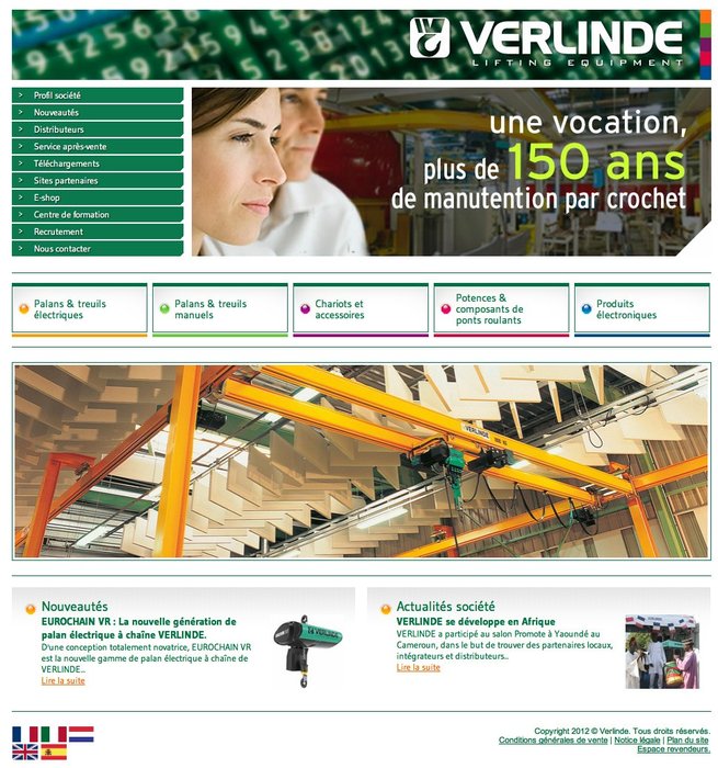 El nuevo sitio web www.verlinde.fr y www.verlinde.com